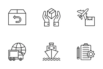 Logistics Delivery Icon Pack