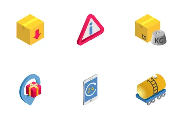 Logistics Delivery Icon Pack