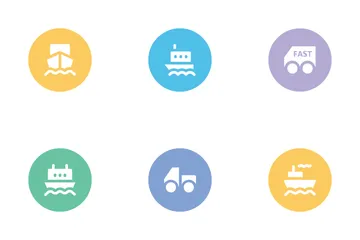 Logistics Delivery Icon Pack