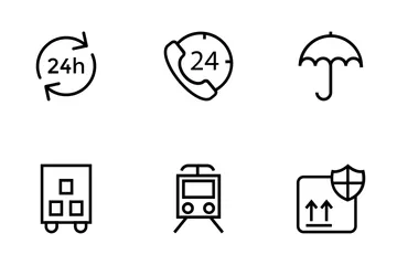 Logistics Delivery Icon Pack