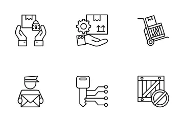 Logistics Delivery Icon Pack