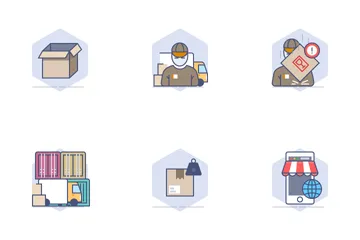 Logistics & E-Commerce Icon Pack