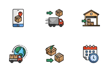 Logistics Management Icon Pack