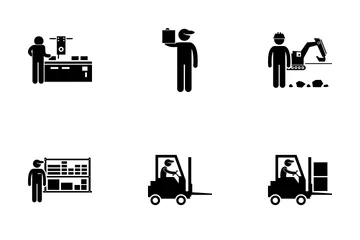Logistics Manager Icon Pack