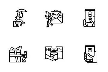 Logistics System Icon Pack