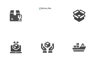 Logistik & Lieferung Symbolpack