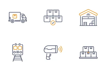 La logistique Pack d'Icônes