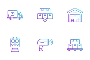 La logistique Pack d'Icônes