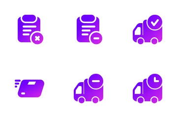 Logistique et expédition Icon Pack