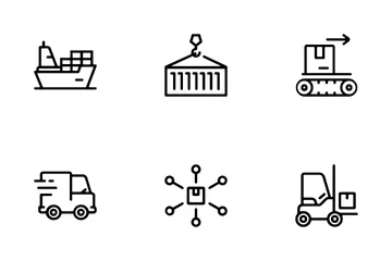 Logistique et livraison Pack d'Icônes