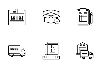 Logistique et livraison Pack d'Icônes