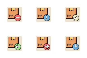 Livraison logistique Pack d'Icônes