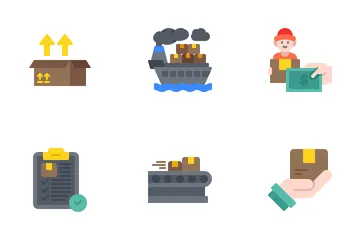 Livraison logistique Pack d'Icônes