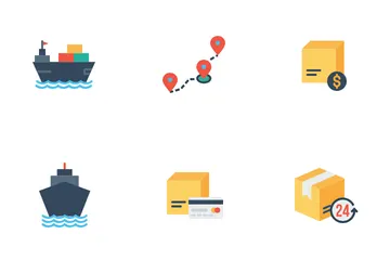 Livraison logistique Pack d'Icônes