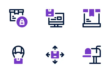 Livraison logistique Pack d'Icônes