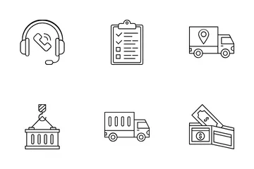 Livraison logistique Pack d'Icônes