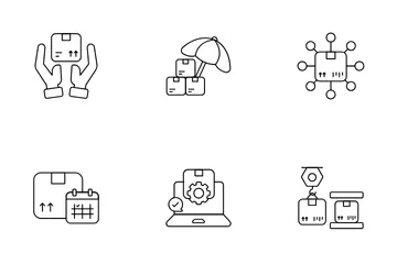 Livraison logistique Pack d'Icônes