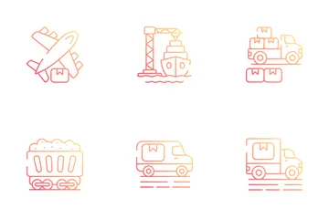 Livraison logistique Pack d'Icônes