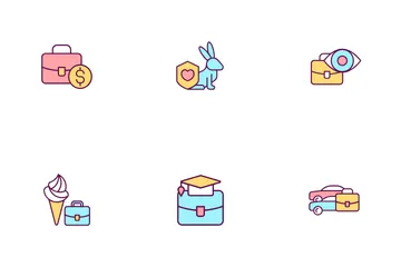 Lohnunabhängige Angebote Icon Pack