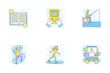 Loisirs et loisirs Pack d'Icônes