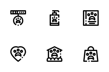 Loja de animais Icon Pack