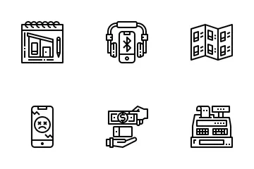 Loja de telefones Pacote de Ícones