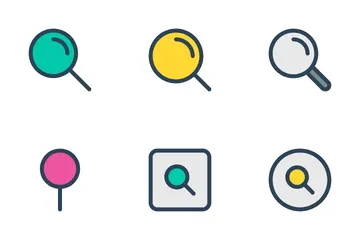 Loupe, Recherche Pack d'Icônes