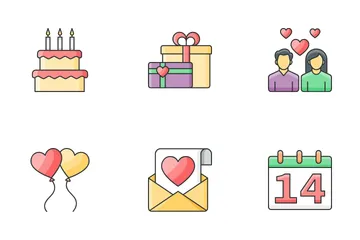 Love And Dating Icon Pack