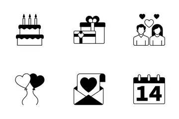 Love And Dating Icon Pack