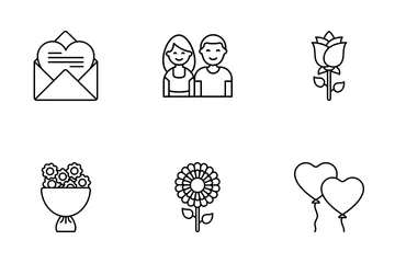 Love And Dating Icon Pack