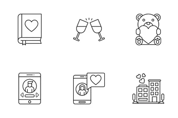 Love And Dating Icon Pack