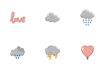 Love And Rain Icon Pack