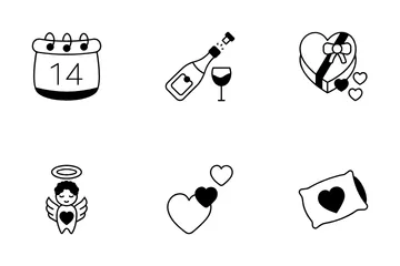 Love And Valentine Day Icon Pack