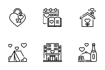 Love And Valentine Icon Pack