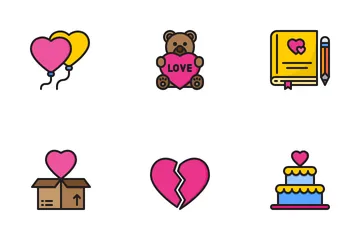 Love And Valentine Icon Pack