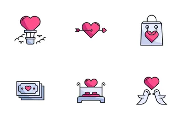 Love And Valentine Icon Pack