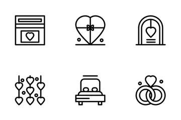 Love And Wedding Icon Pack