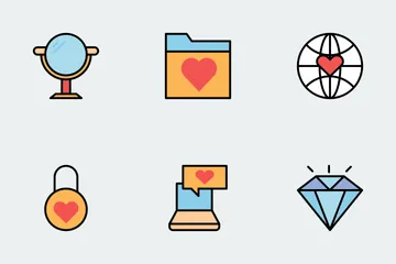 Love And Wedding  Icon Pack