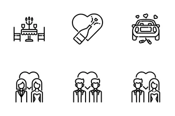 Love And Wedding Icon Pack