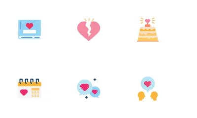 Love Engagement Icon Pack
