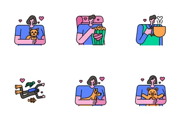 Love Is All Around Icon Pack
