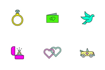Love Marriage Icon Pack