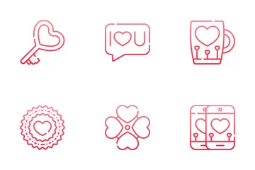 Love Valentine Day Icon Pack