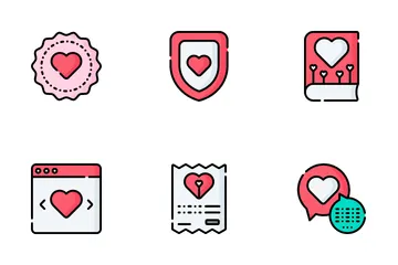 Love Valentine Day Icon Pack