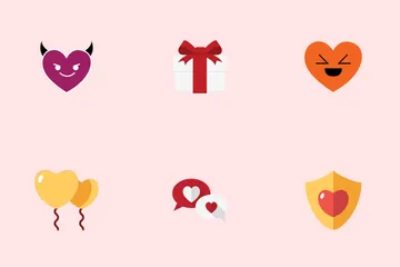 Love Valentine Emotion Icon Pack