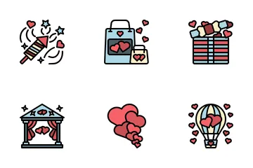 Love Wedding Icon Pack