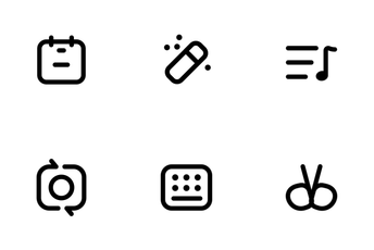 Lovely Line Icon Package Icon Pack