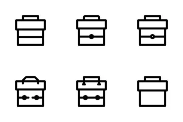 Luggage Set Icon Pack