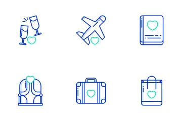 Voyage de noces Pack d'Icônes