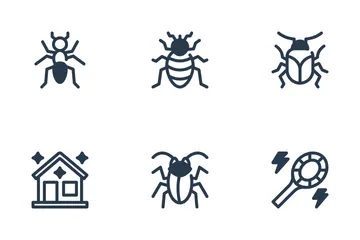 Lutte contre les insectes Icon Pack